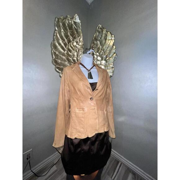 Vince Women’s 100% Cuir Leather 3 Button Closure Jacket Size 8 $995 - Picture 4 of 9